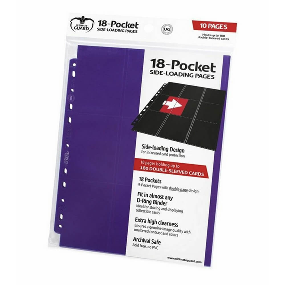 Ultimate Guard 18 Pocket Pages Side Loading