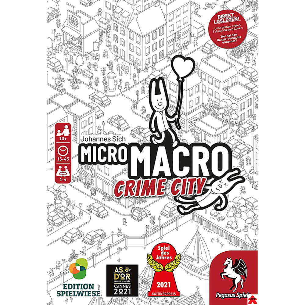 Jeu de conseil d'administration de Micromacro Crime City