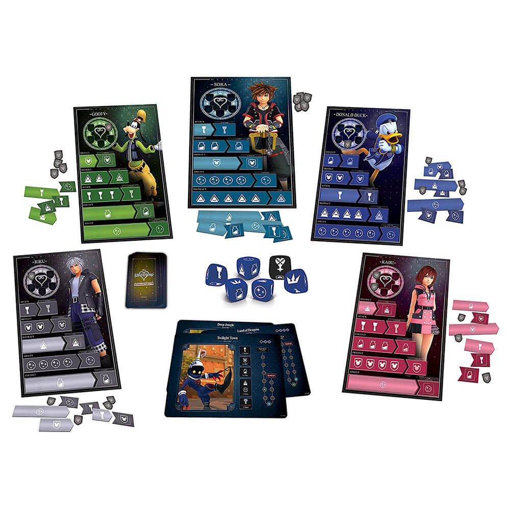 Disney Kingdom Hearts Perilous Pursuit Board Game