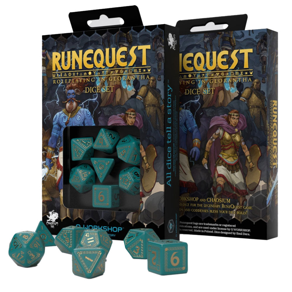 Q Workshop Runequest Dice Set 7PCS