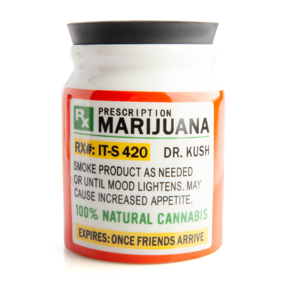 Receta marihuana esconderlo! Jarra de almacenamiento