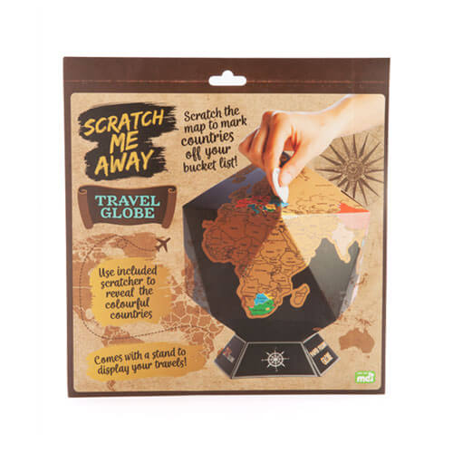 Scratch Me Away World Travel Globe