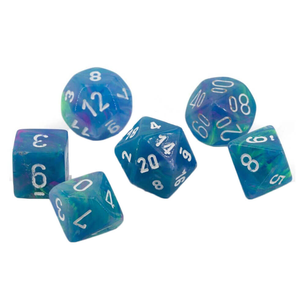 Chessex Polyhedral 7-die feestelijke set