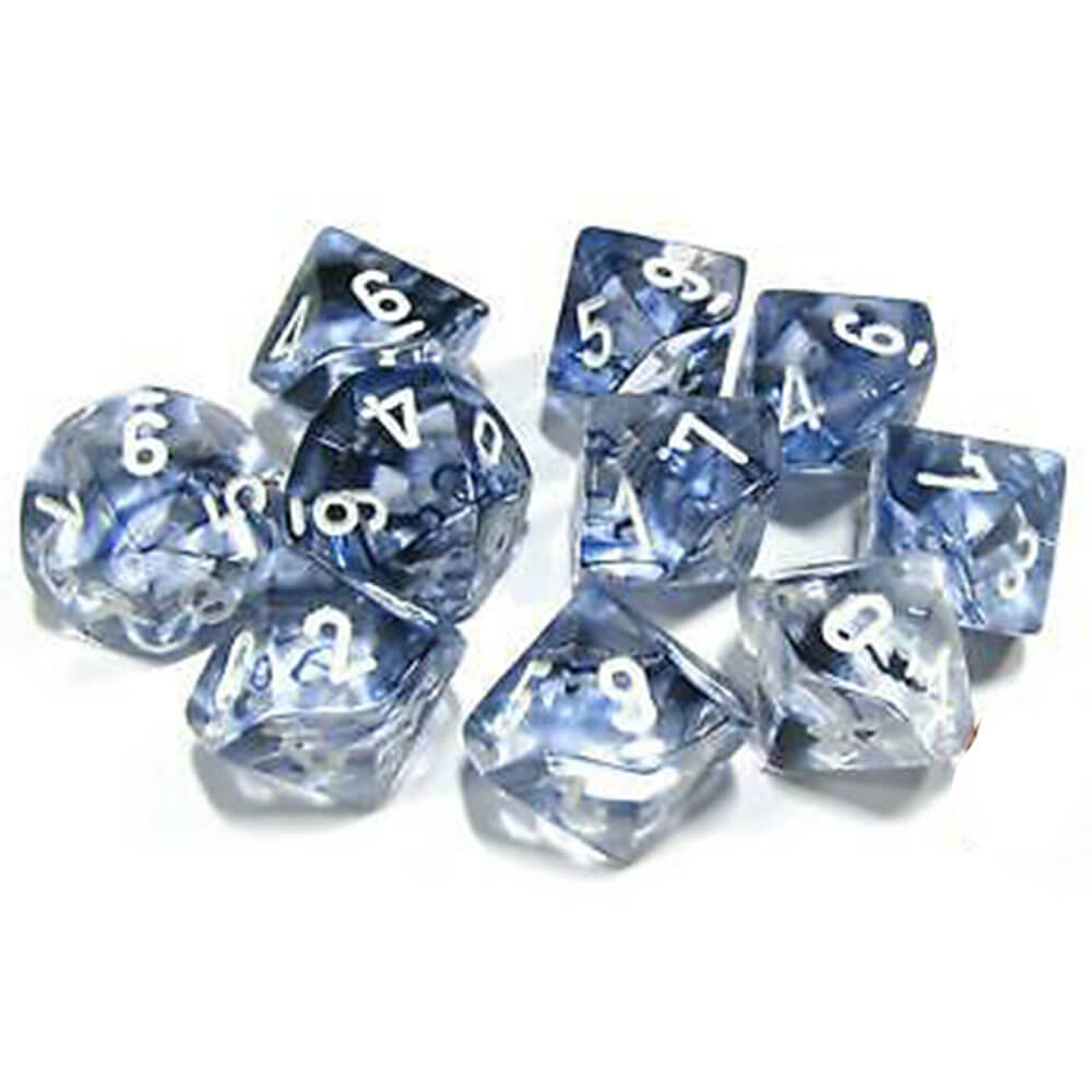 Conjunto de nebulosa de 10 mortos de Chessex D10