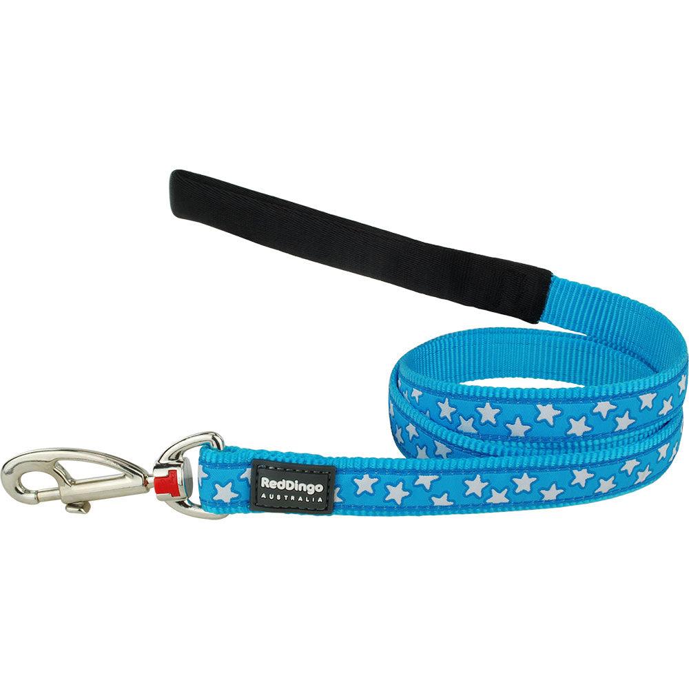 Star Dog Lead (turquesa)