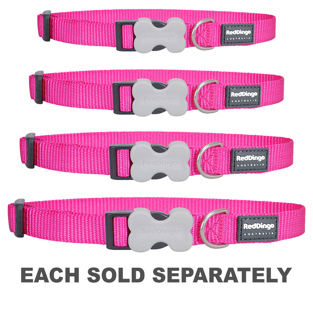 Classic Dog Collar (Hot Pink)