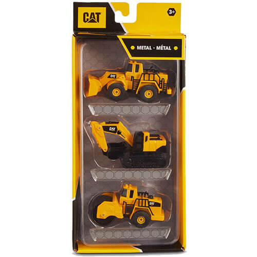 CAT Metal Machines Die Cast 3pack