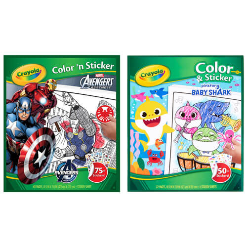 Crayola Colour and Sticker Book