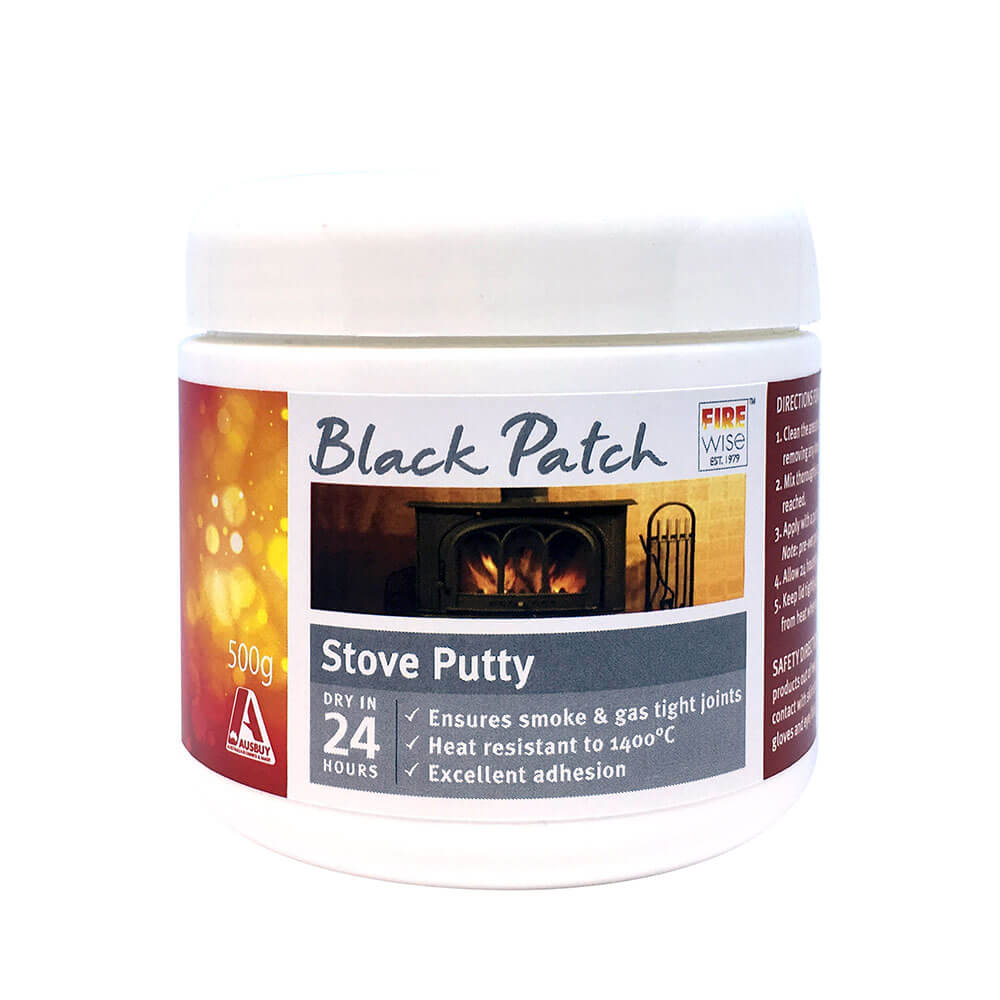 RubbedIn Black Patch Stove Putty