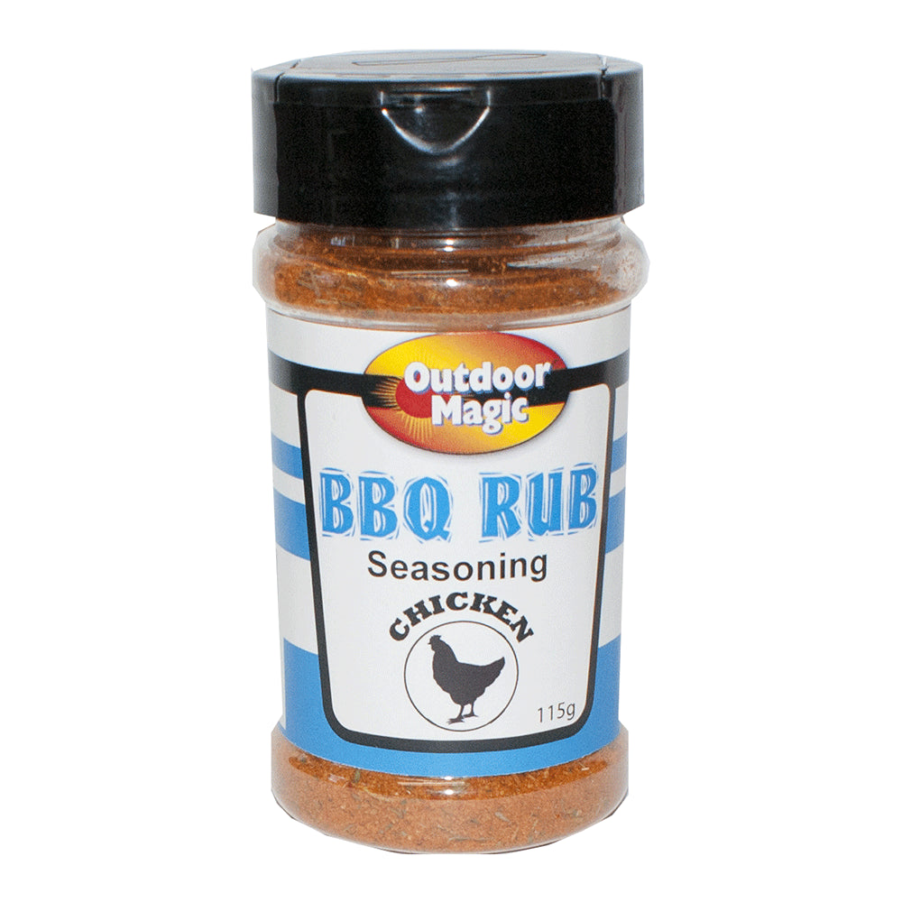 Outdoor Magic Beef BBQ Rauchung reiben