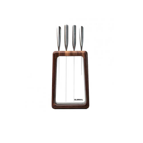 Global Knives Hashira Knife Block Set (5pcs)