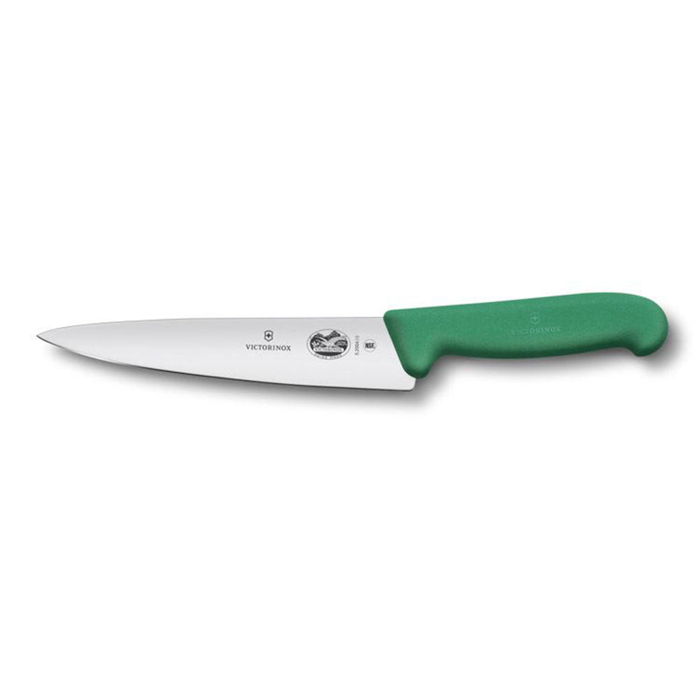  Victorinox Cooks Tranchiermesser mit Fibrox-Griff (grün)