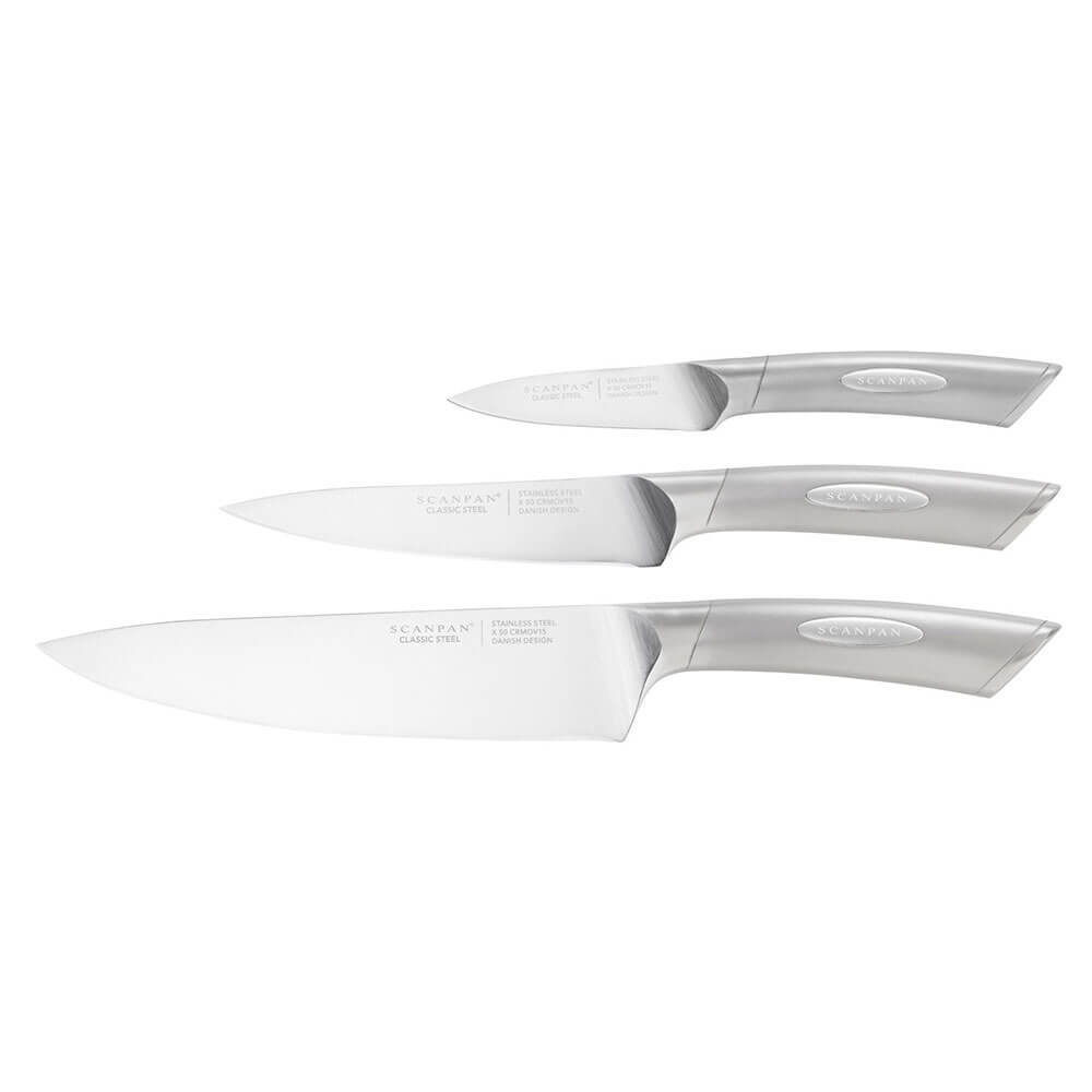 Scanpan Classic Chef Knife Knife Set (3 stcs)