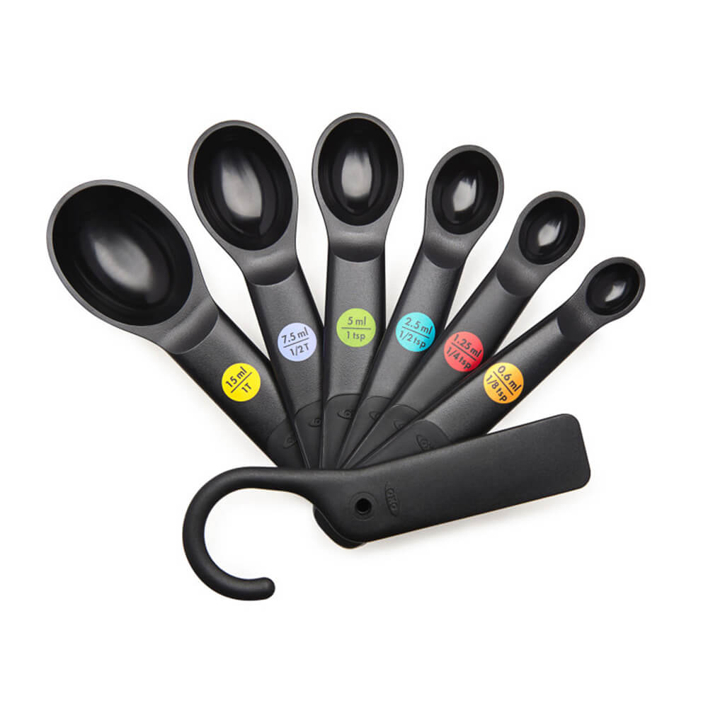 Oxo Good Grips Plastic Measuring Set (zwart)