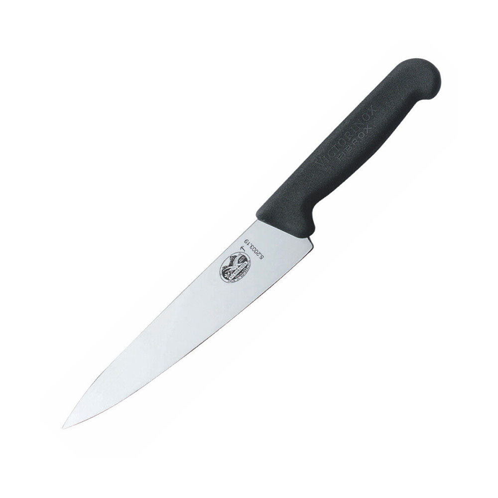 Victorinox Cooks Carving Knife Fibrox Handle (svart)