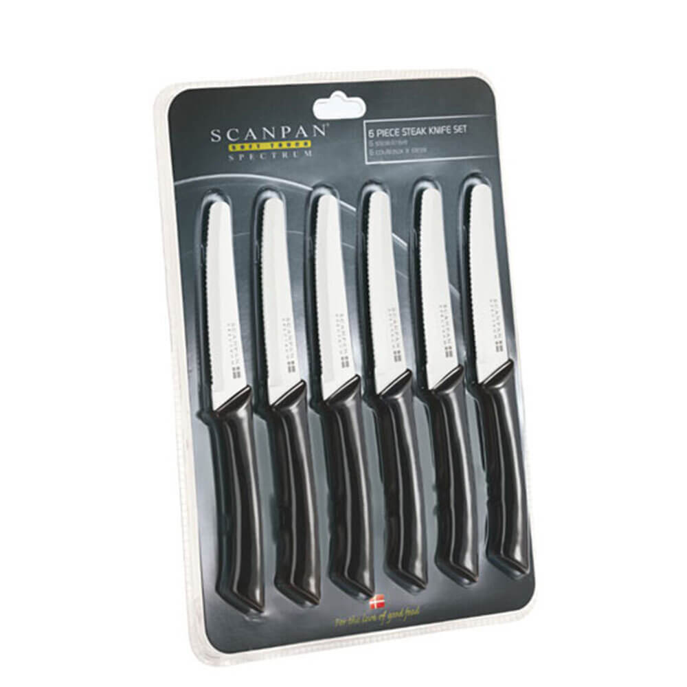 Scanpan Spectrum Steak Knife Set (6PCS)