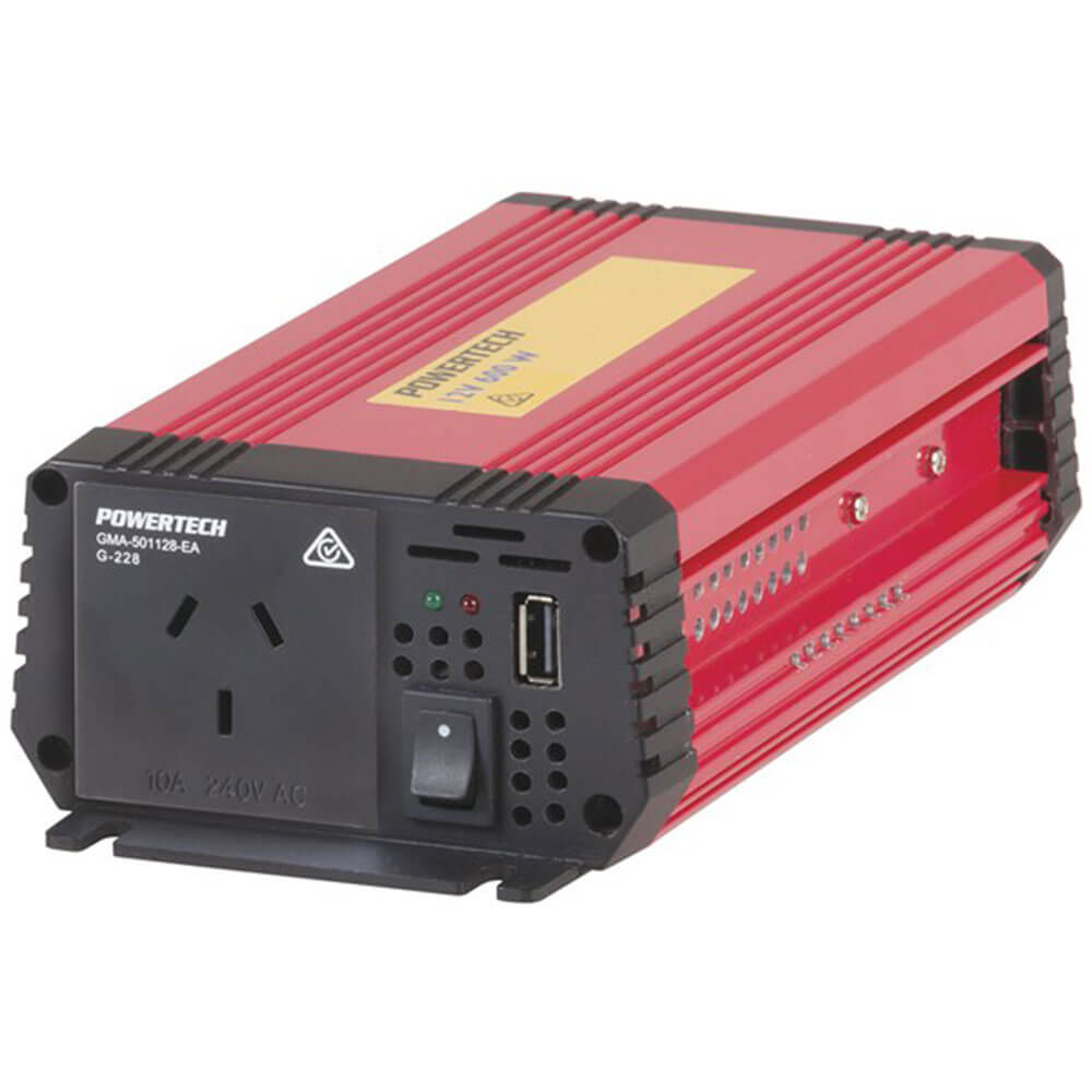 12VDC till 240VAC Modified SineWave Inverter w/ USB