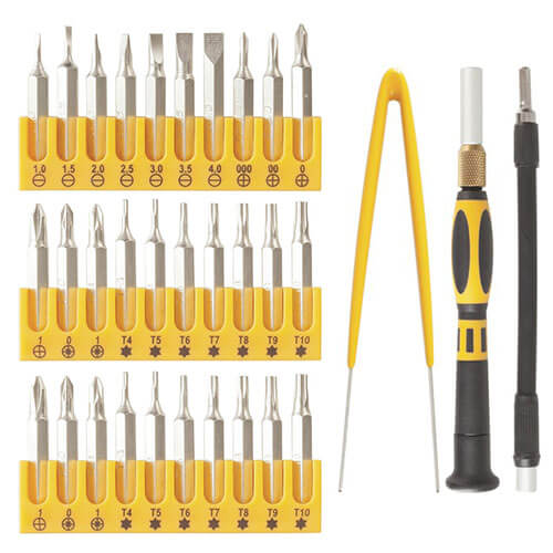 35 Piece Multi-purpose Precision Tool Kit w/ Vinyl Case