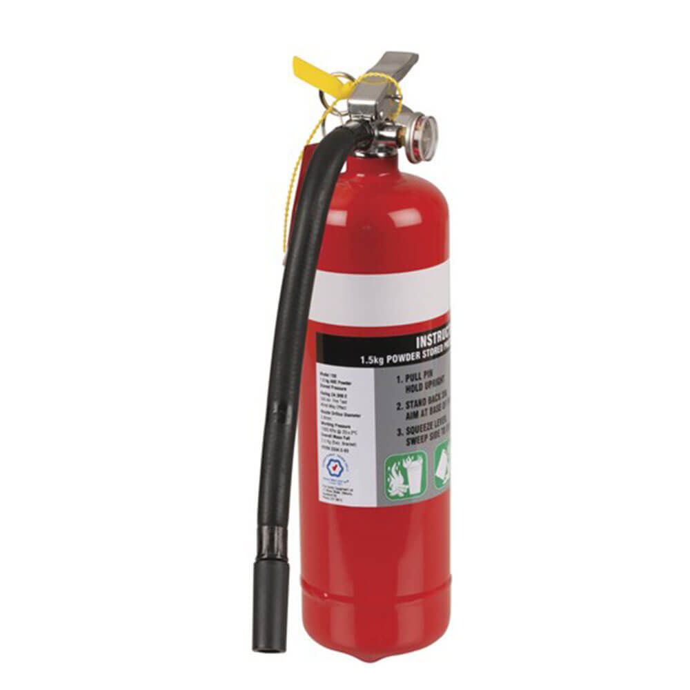 1.5kg Fire Extinguisher (2A:30B E Metal Bracket)