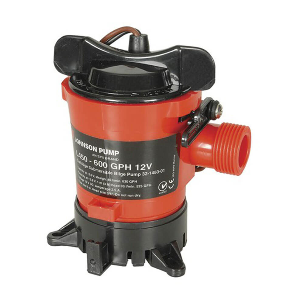 Johnson Brand Boat Bilge Pumps (L450 Series. 40 Litres/min )