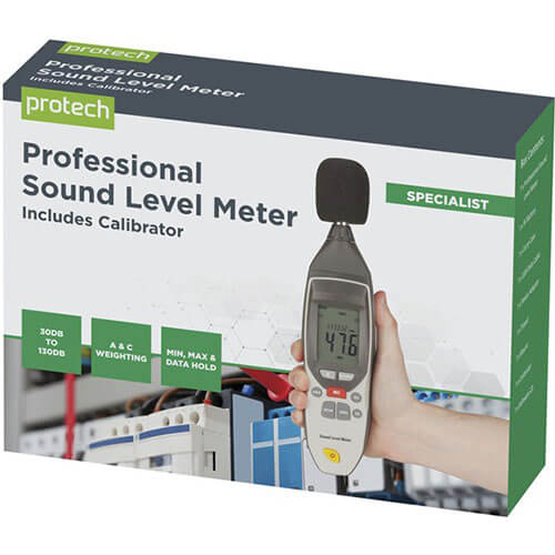 Pro Sound Level Meter with Calibrator