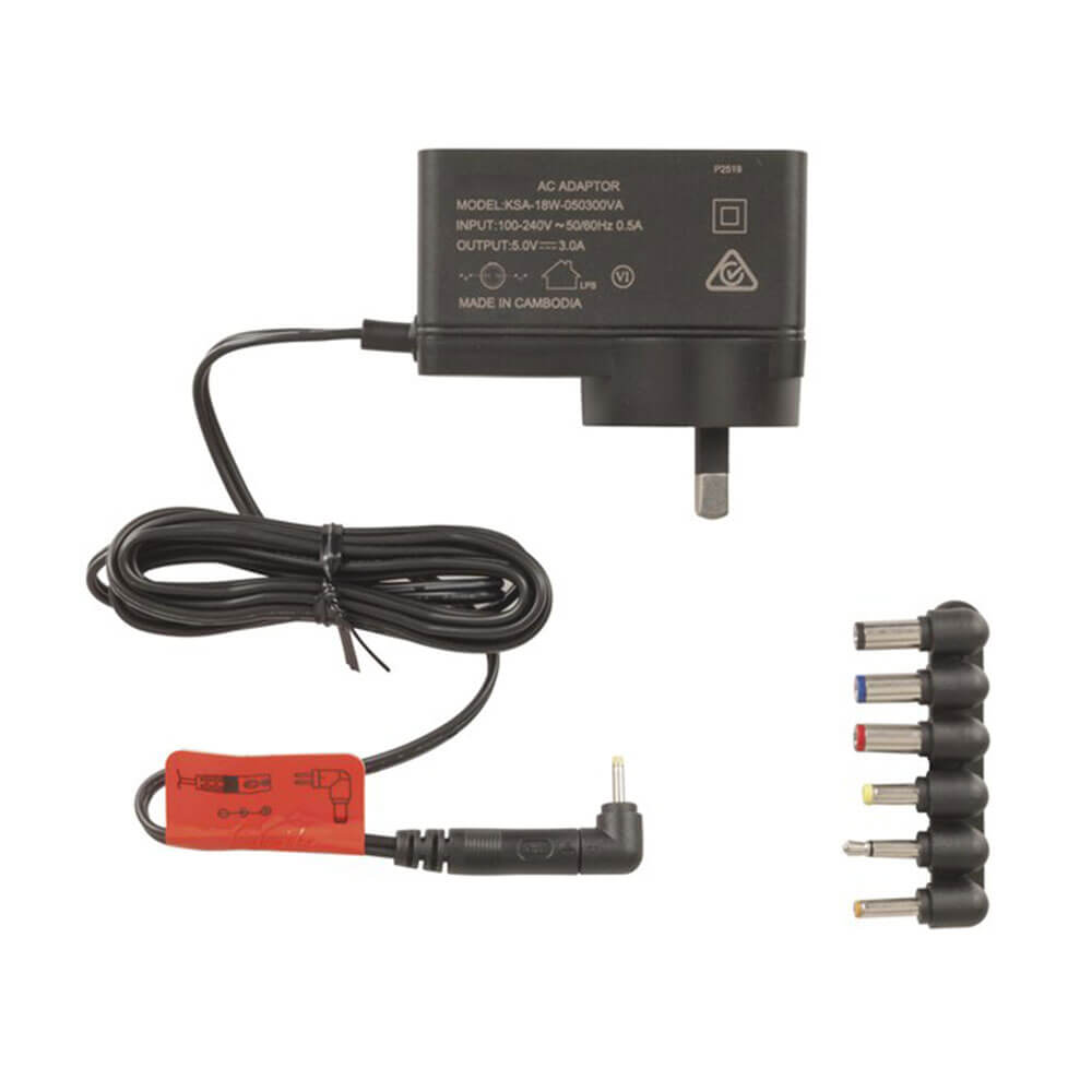 Adaptateur de puissance mince (7 bouchons)