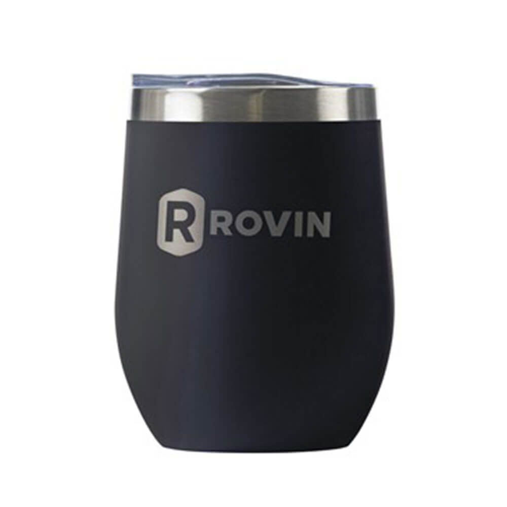 Copa de acero inoxidable Rovin con tapa (350 ml)