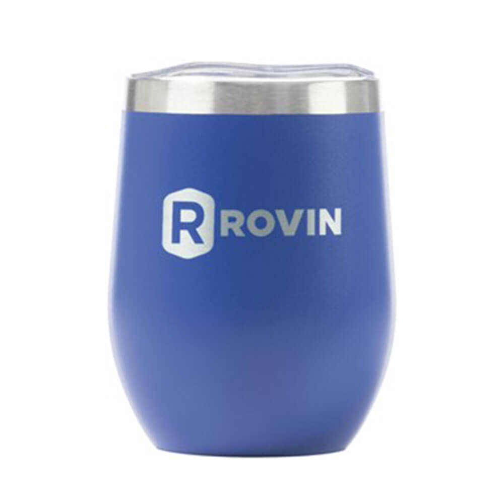 Copo de aço inoxidável Rovin com tampa (350 ml)