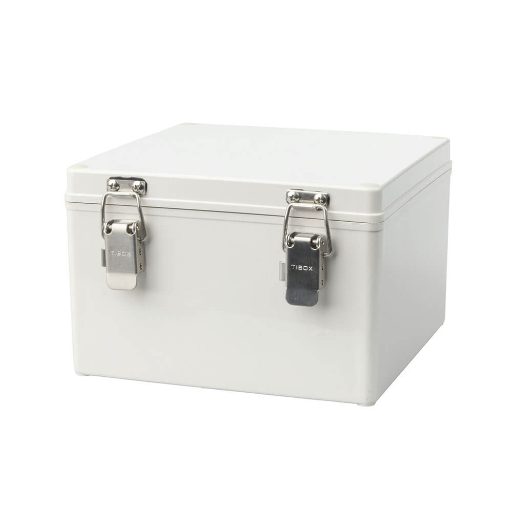 Stainless Steel Hinge Plastic Box Enclosure (200x200x130mm)