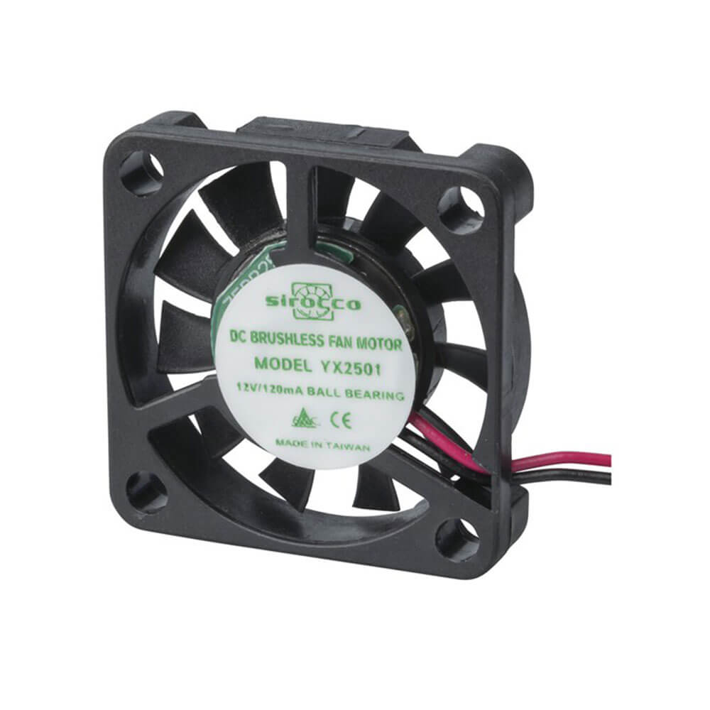 Sirocco Wire Ball Bearing Fan (12VDC)