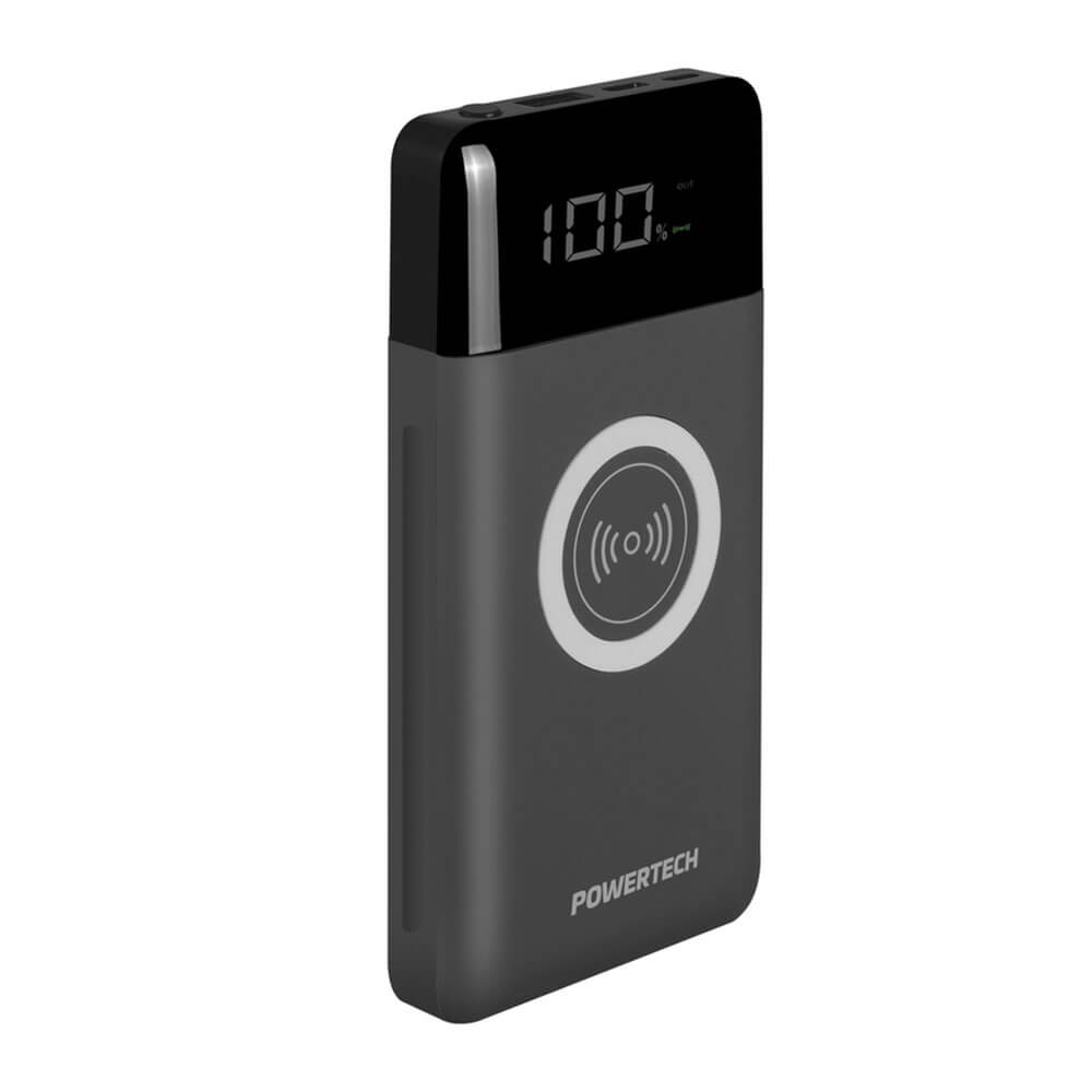 PowerTech Power Bank en draadloze oplader 10.000 mAh