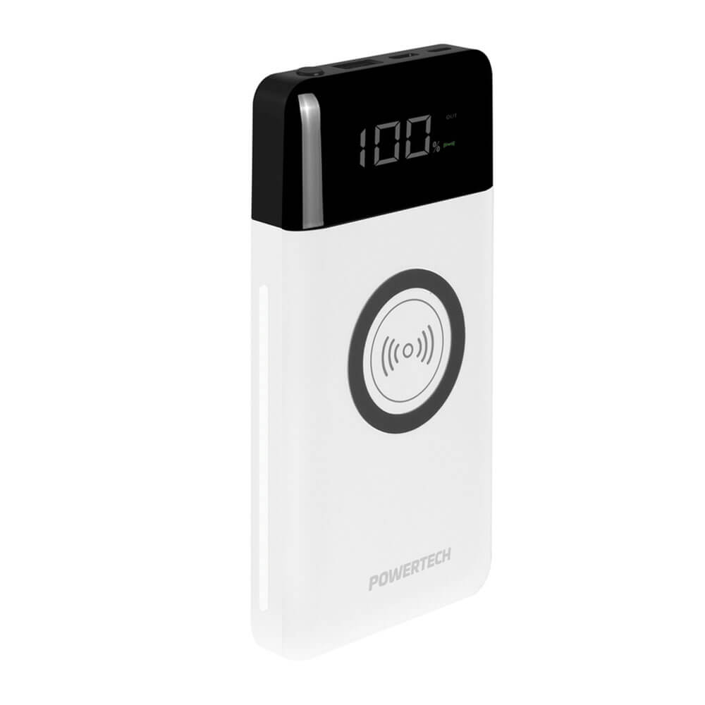 PowerTech Power Bank en draadloze oplader 10.000 mAh