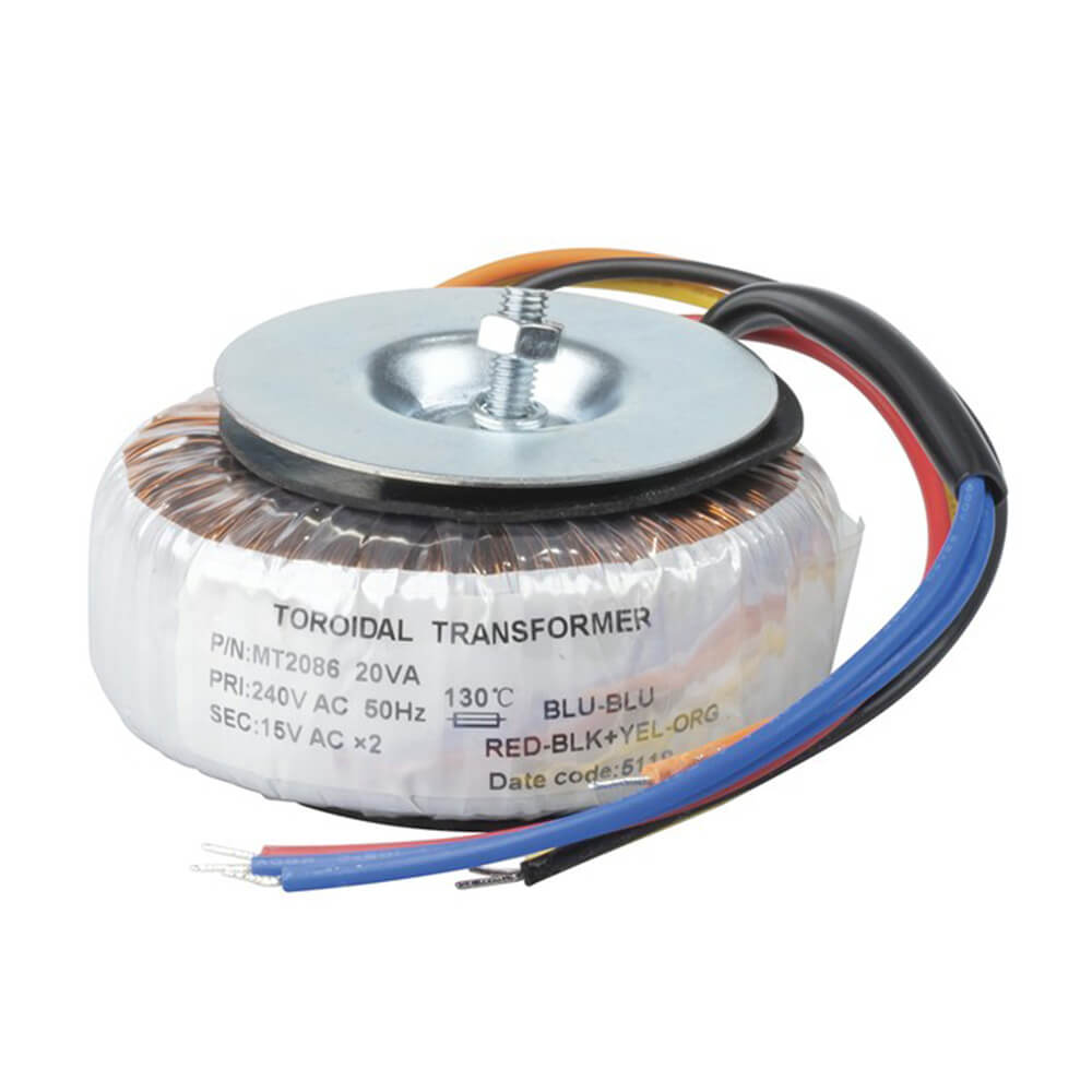 Toroidal lågprofiltransformator (20V)