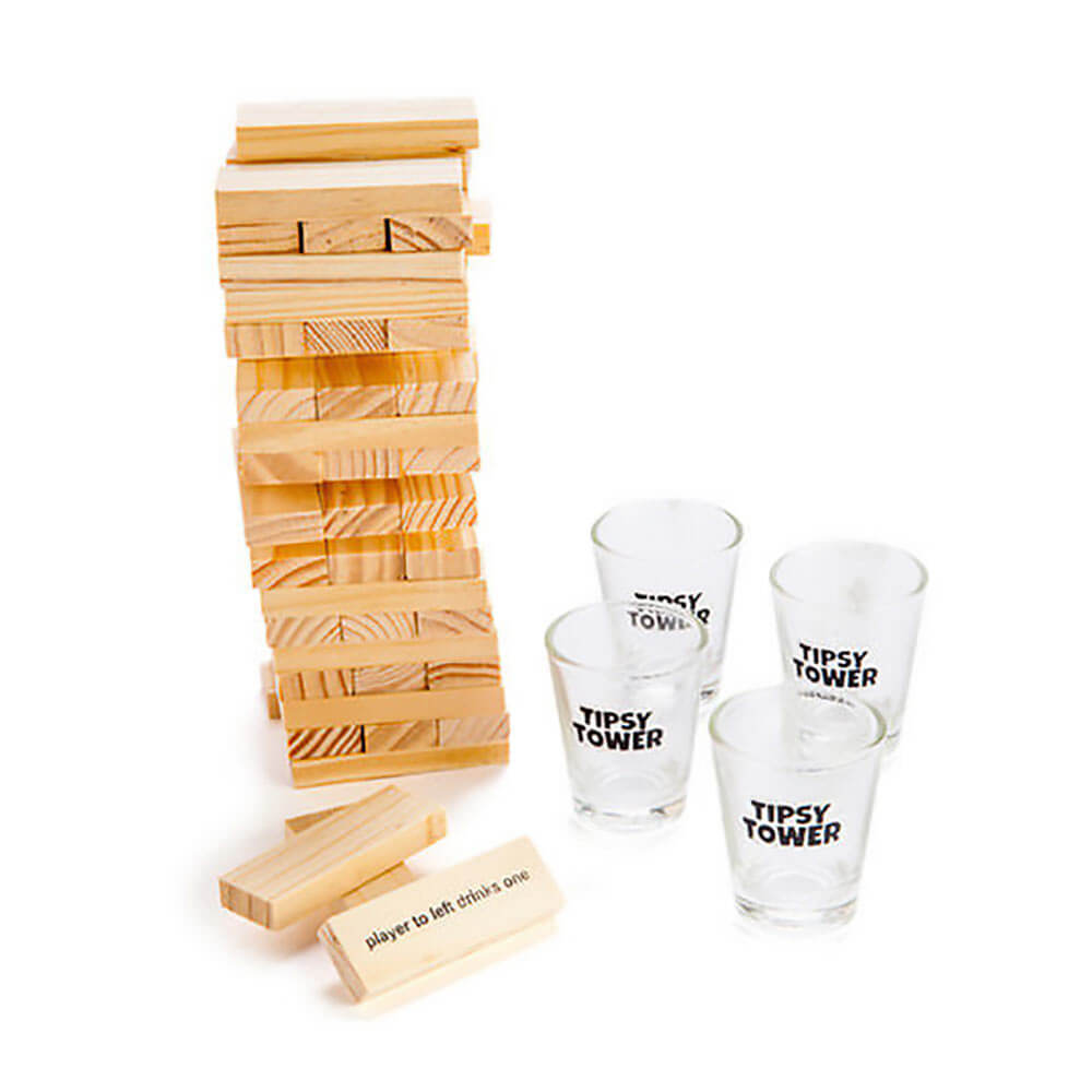 Tipsy Tower Drinking Game