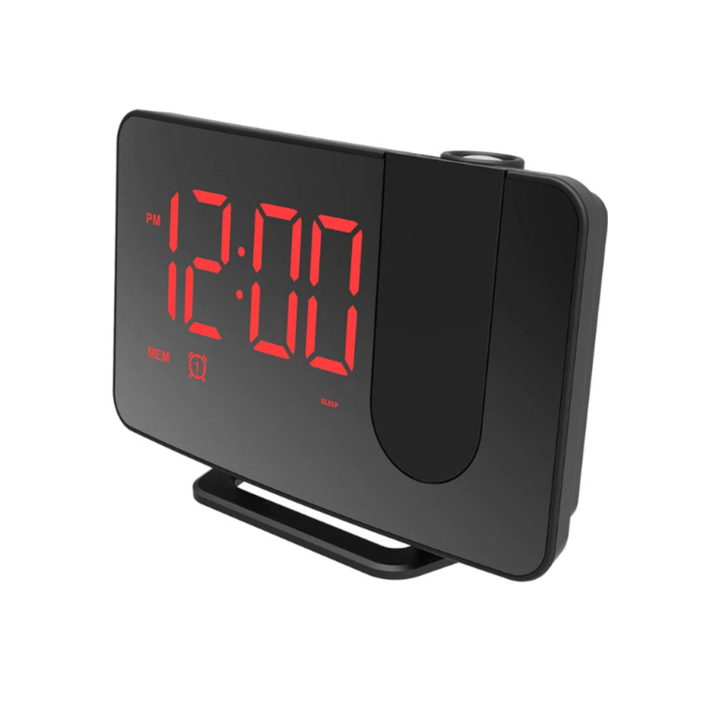 Horloge radio numérique LED avec projecteur