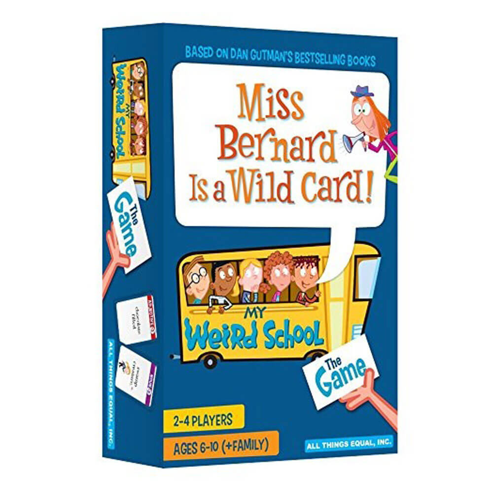 Miss Bernard Is a Wild Card My Weird School Game Card Game