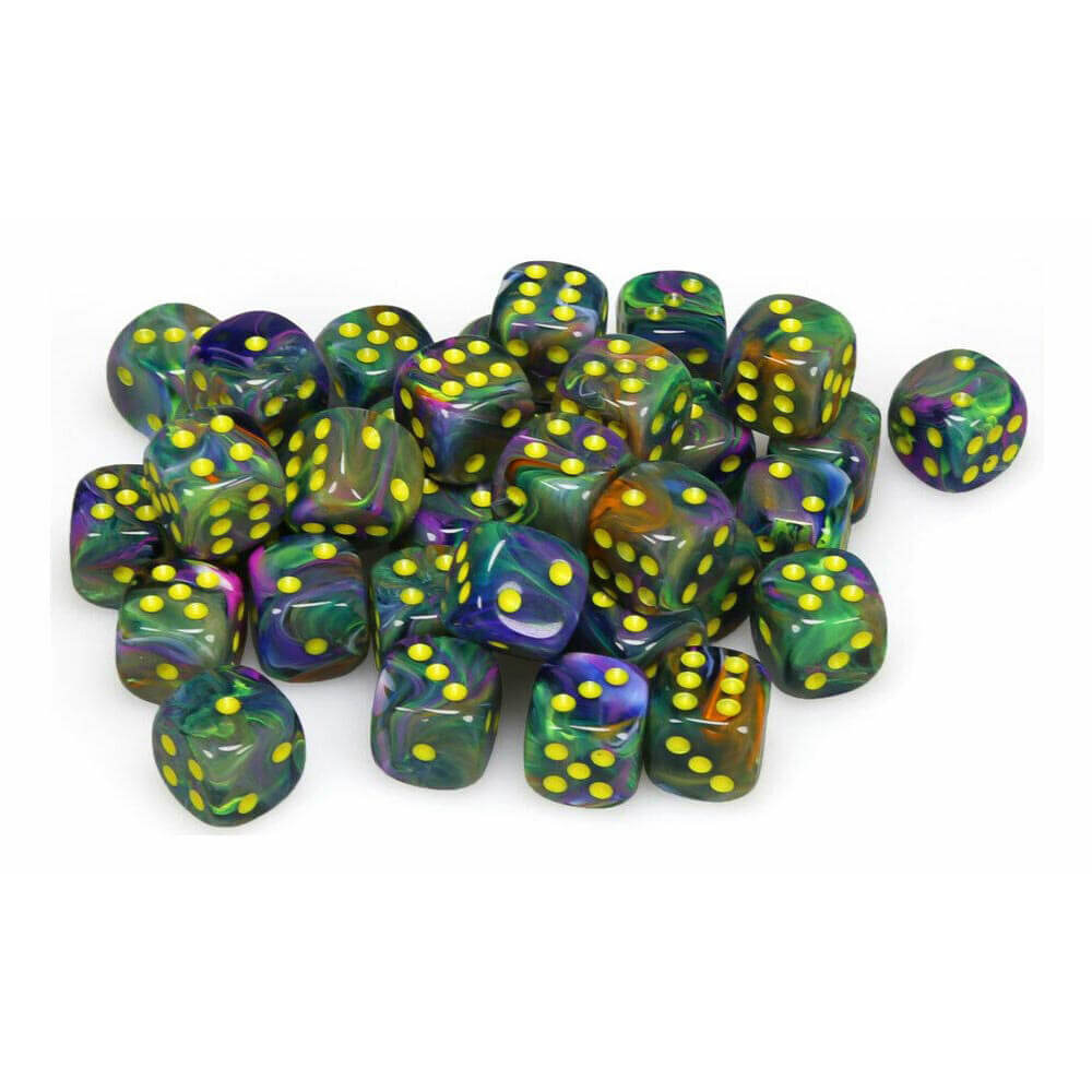 D6 Dice Festive 12mm (36 Dice)