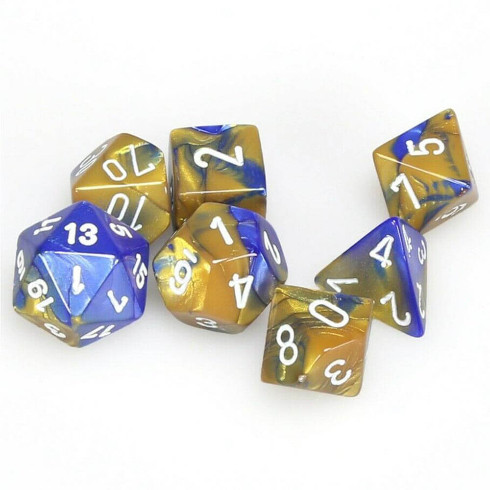 D7 Die Set Dice Gemini Poly (7 dobbelstenen)