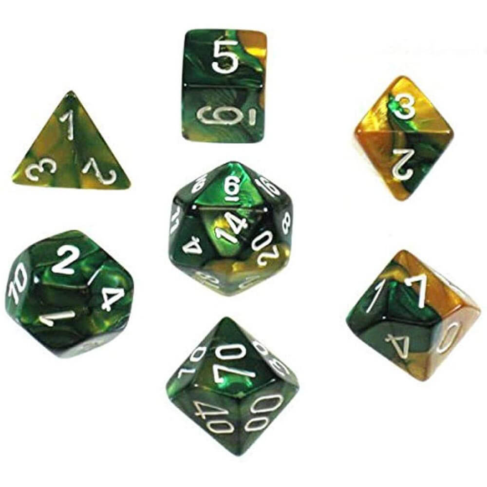 D7 Die Set Dice Gemini Poly (7 terninger)