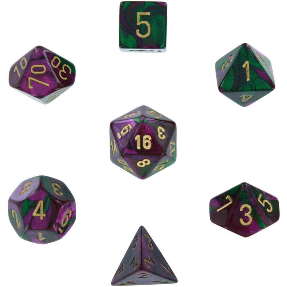 D7 Die Set Dice Gemini Poly (7 Dice)