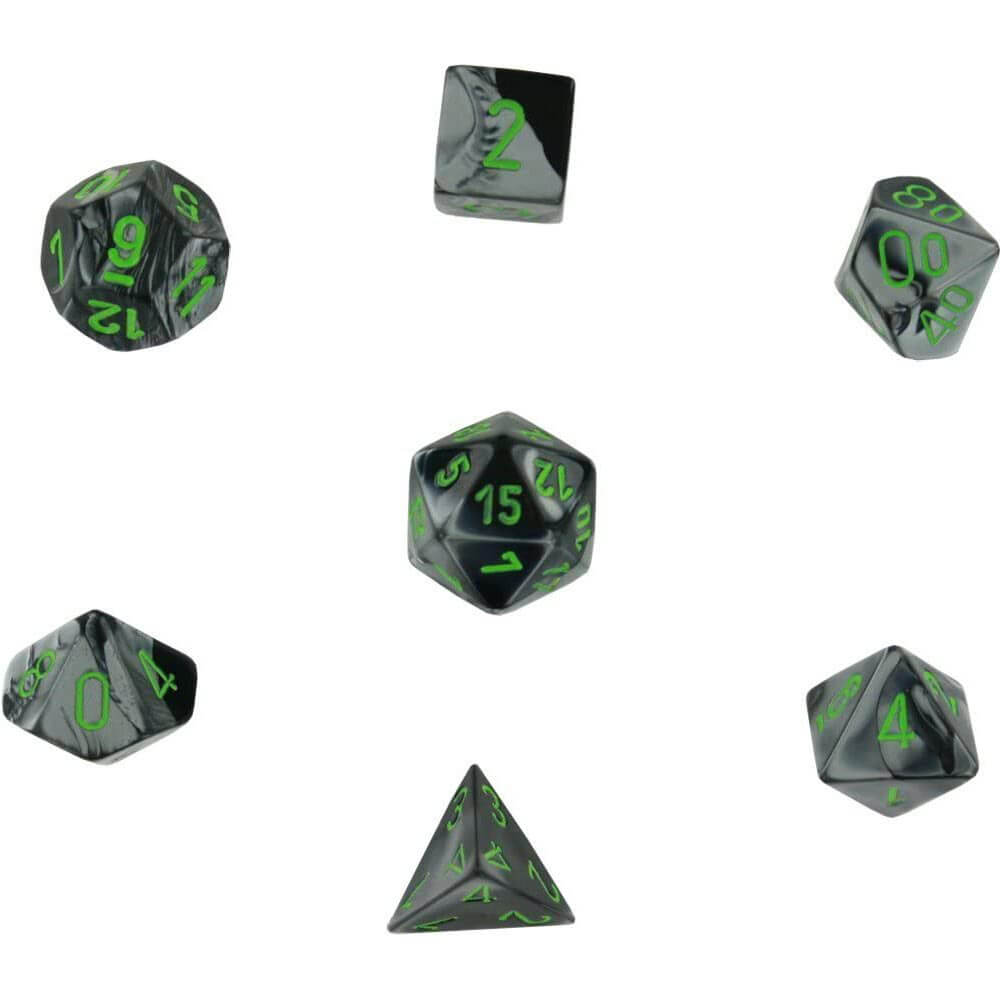 D7 Die Dice Gemini Poly (7 dados)