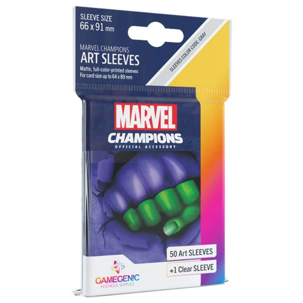 Maniche d'arte Marvel Champions (50/pacchetto)