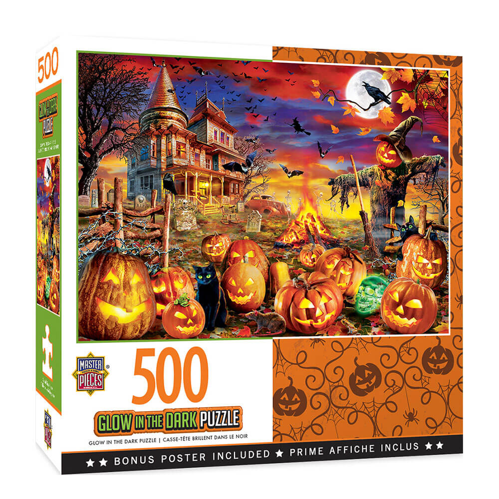 MP Halloween Glow All Hallow's Eve Puzzle (500 pcs)