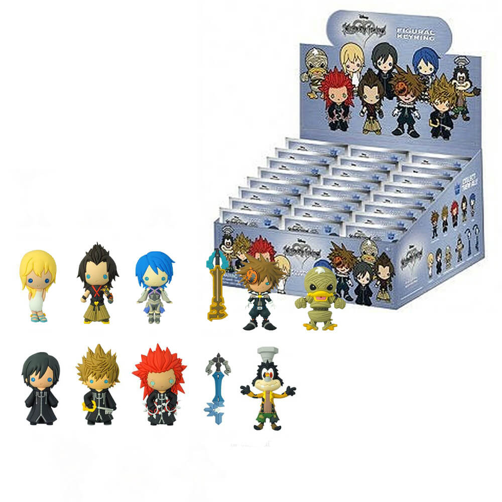 Schlüsselanhänger 3D Blind Bag Kingdom Hearts (24 Stück)