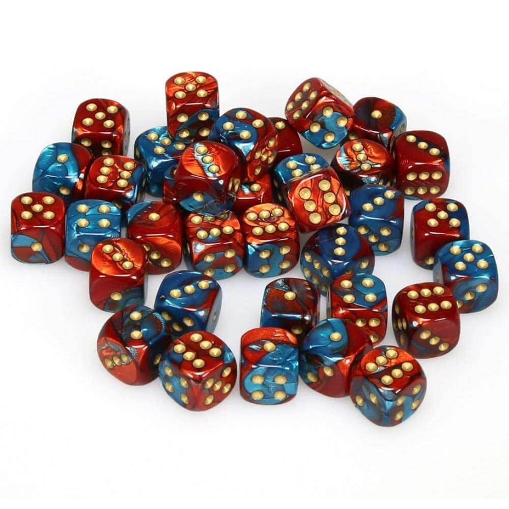 D6 DICE GEMINI 12 mm (36 terninger)