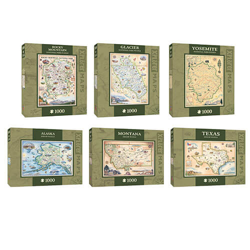 MP Xplorer Maps Puzzle (1000pcs)