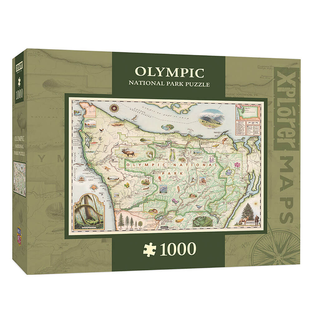 MP XPLORER MAPS Puzzle (1000pcs)