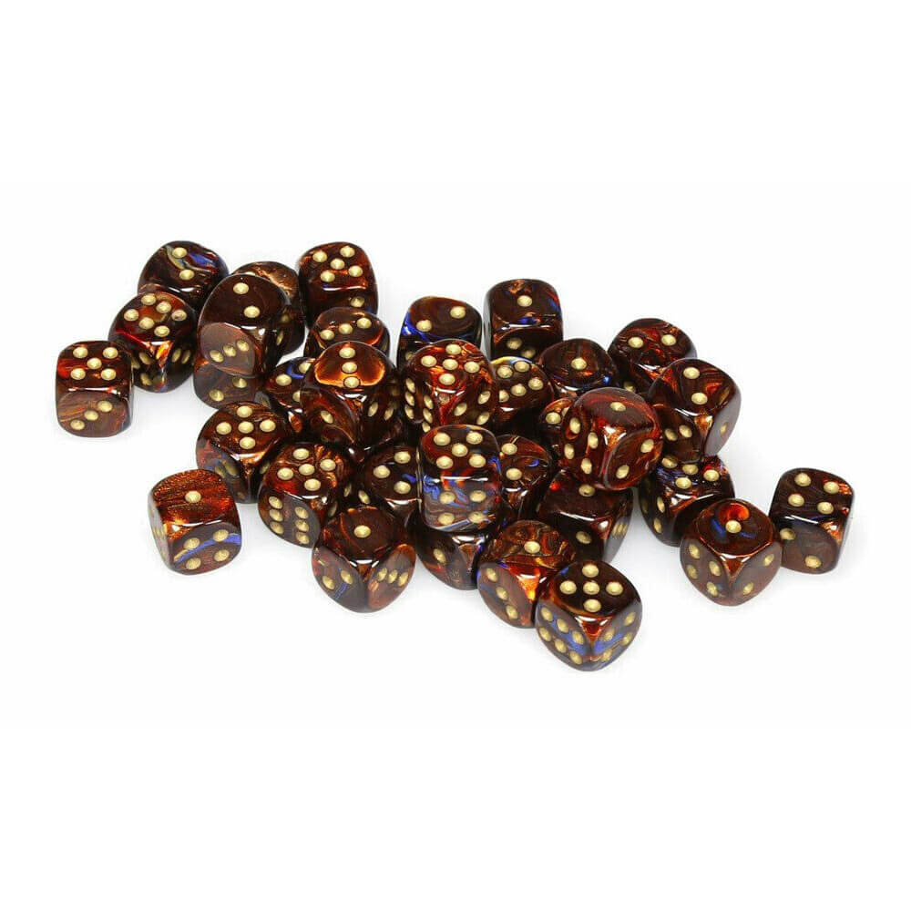 D6 Dice Scarab 12mm (36 dadi)