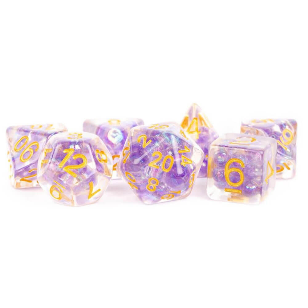 Resin Pearl Polyedral Dice Set 16mm