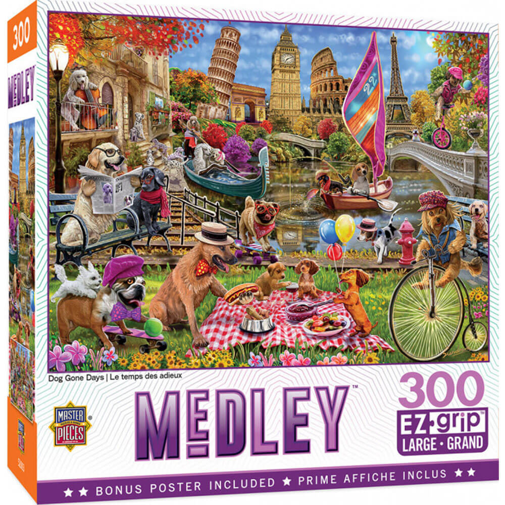 Masterpieces ezgrip medley 300 pc puzzel